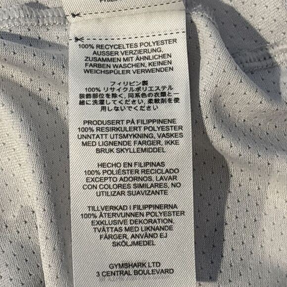 Gymshark Arrival Sleeveless T Shirt Men's Small Gray Camo Muscle Fitness Gym - Picture 15 of 16